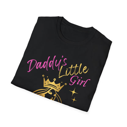 Daddy's Little Girl Unisex Softstyle T-Shirt - Cute Gift for Dads & Daughters