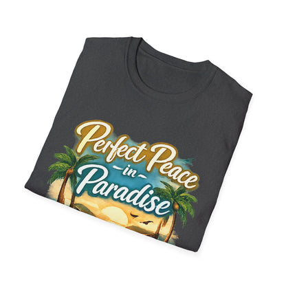 Perfect Peace in Paradise T-Shirt — Tropical Beach Graphic Tee