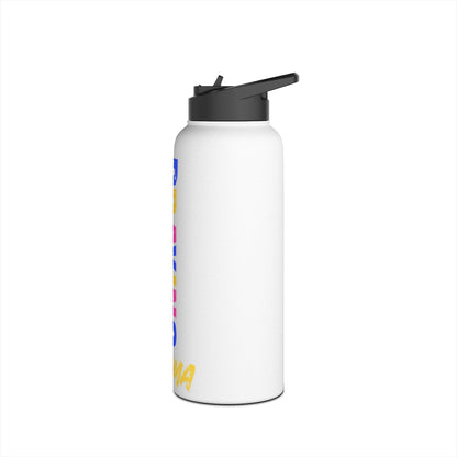Praying Momma Stainless Steel Water Bottle – Colorful Vertical Faith Design