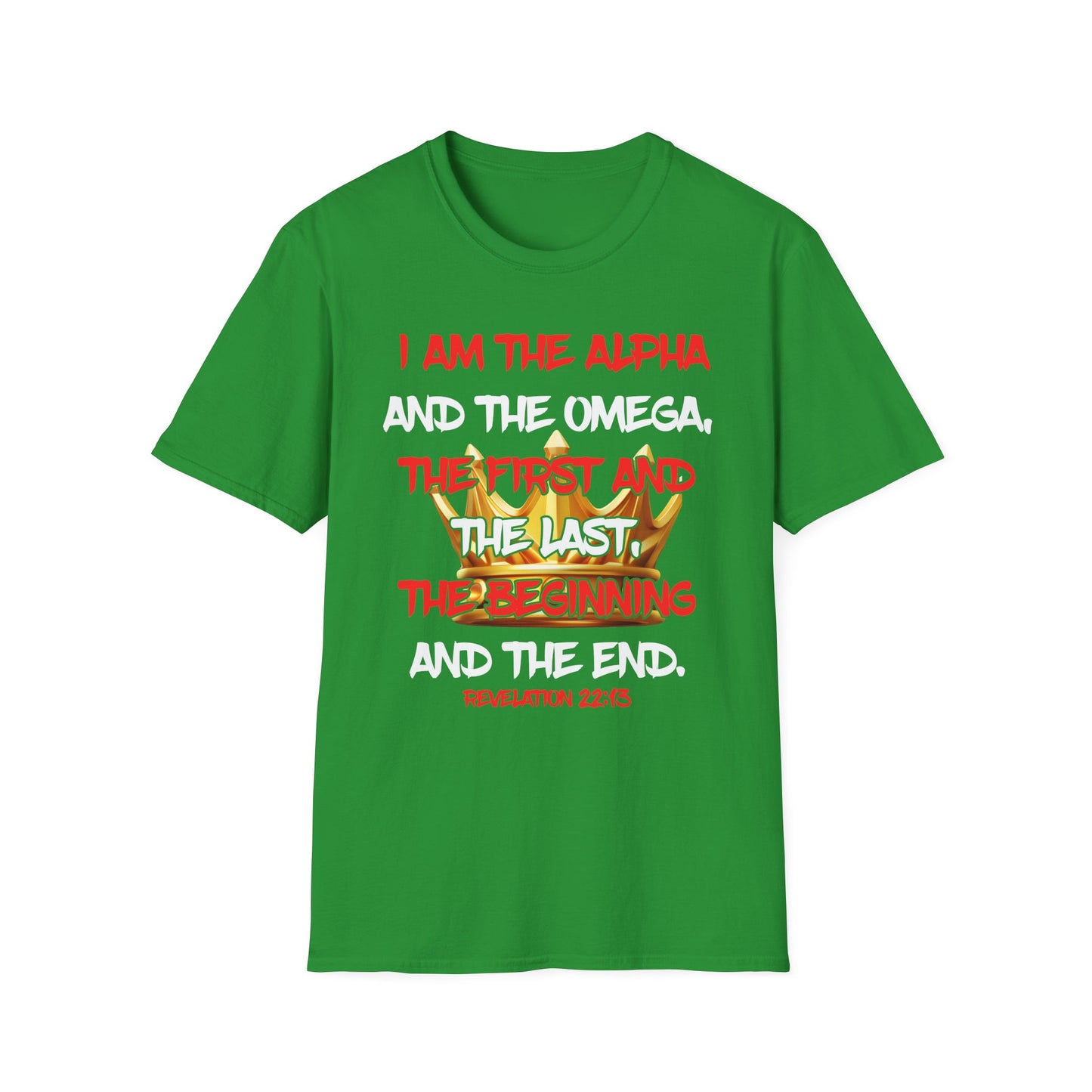 I Am The Alpha, Unisex Softstyle T-Shirt