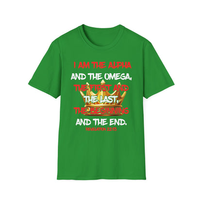 I Am The Alpha, Unisex Softstyle T-Shirt