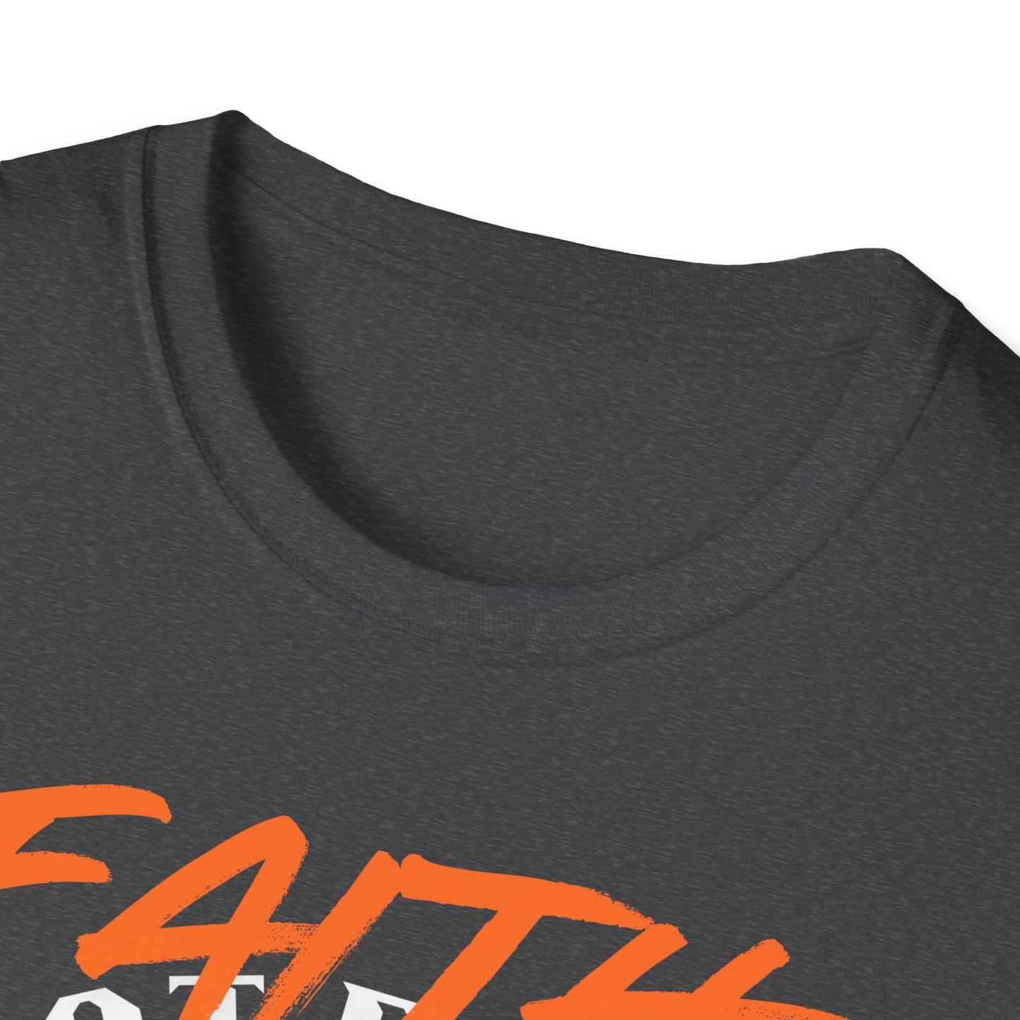 Faith That Roars Unisex Softstyle T-Shirt - Bold Lion Design for Inspiration