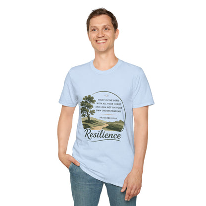 Resilience Bible Verse T‑Shirt — Proverbs 3:5-6 Inspirational Faith Tee