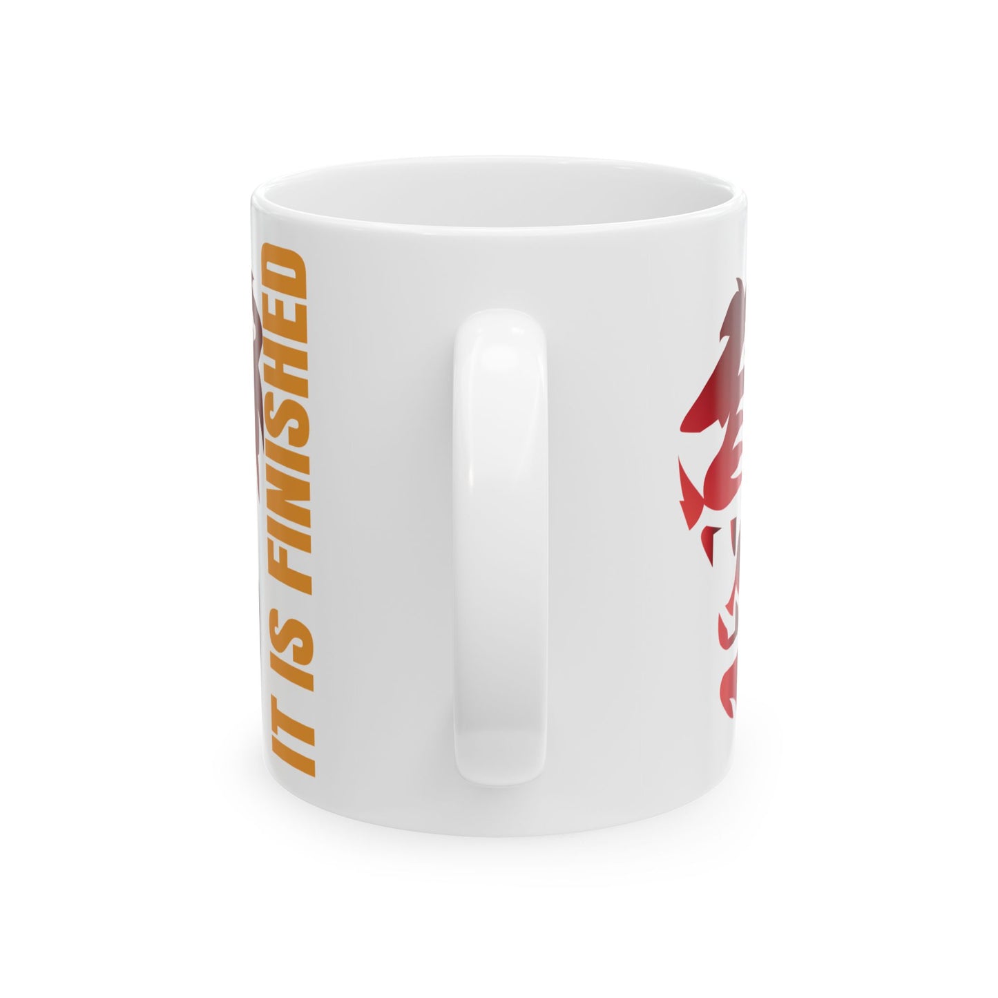 Inspirational Ceramic Mug - "It's Finished" - Perfect Gift for Coffee Lovers and Motivational Moments