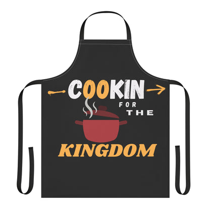 Cookin' for the Kingdom Apron — Faith-Based Cooking Kitchen Apron