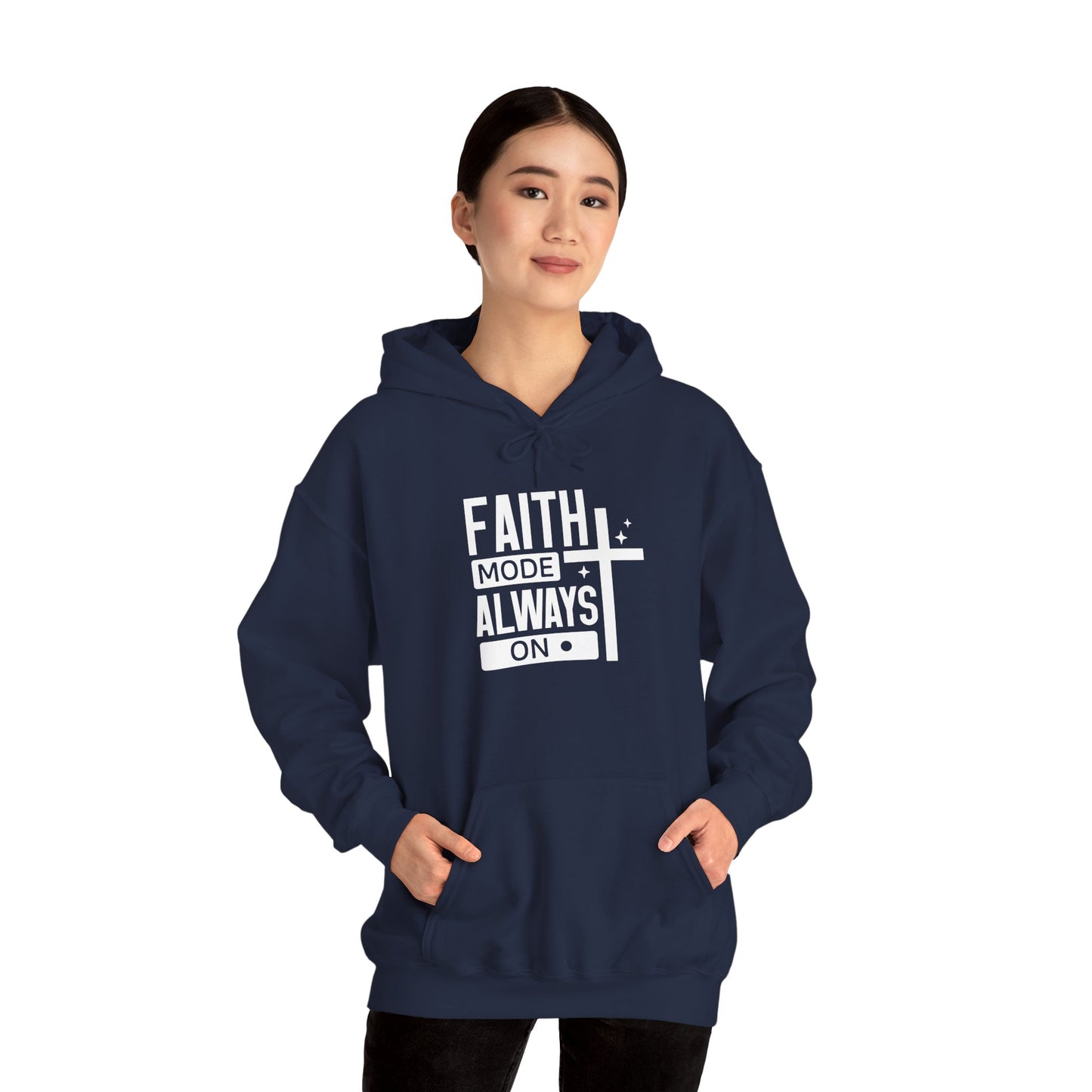 Faith Mode Hooded Sweatshirt - Unisex Heavy Blend™