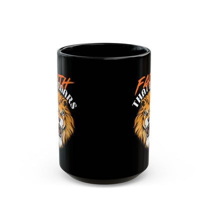 Faith That Roars -Bold Lion Design, Perfect for Inspiration and Motivation