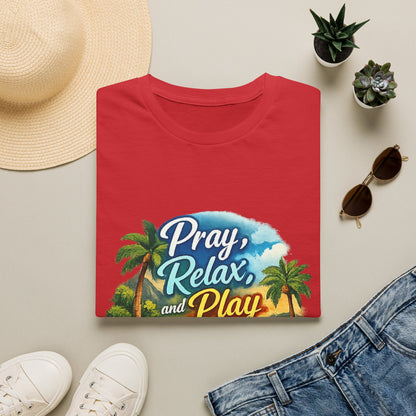 Pray, Relax & Play Beach T-Shirt