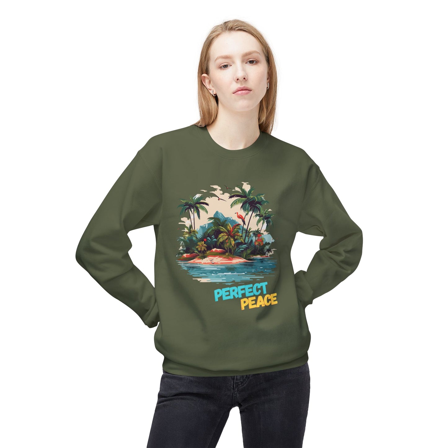 Perfect Peace Tropical Crewneck Sweatshirt