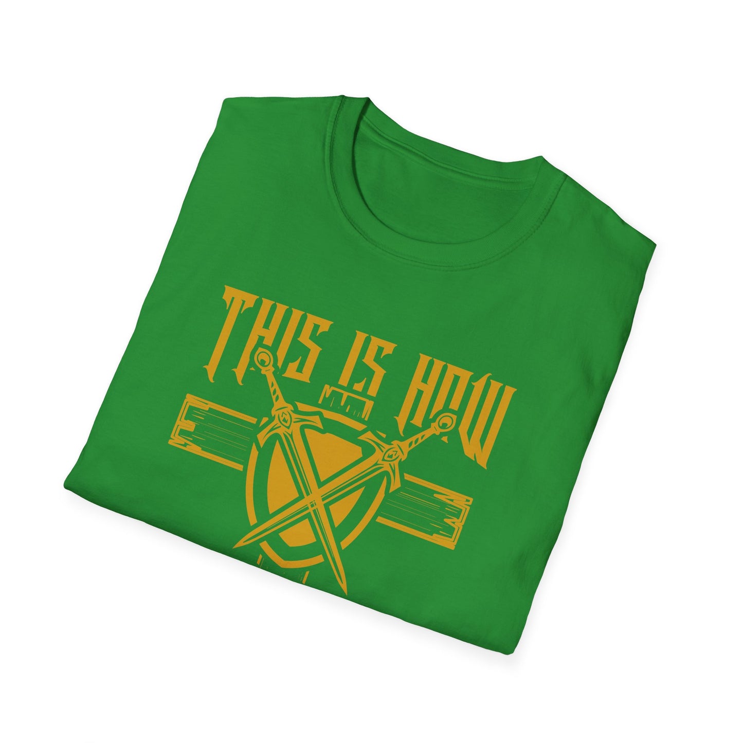 This Is How I Fight My battle, Unisex Softstyle T-Shirt