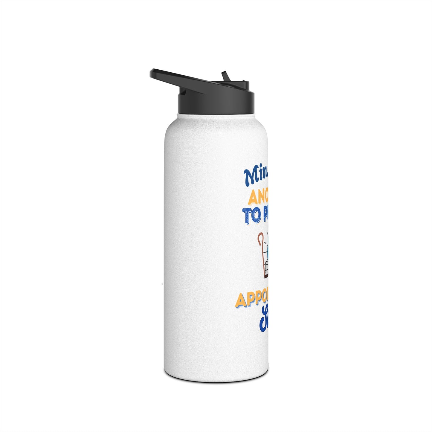 Anointed to Preach, Appointed to Serve Stainless Steel Water Bottle