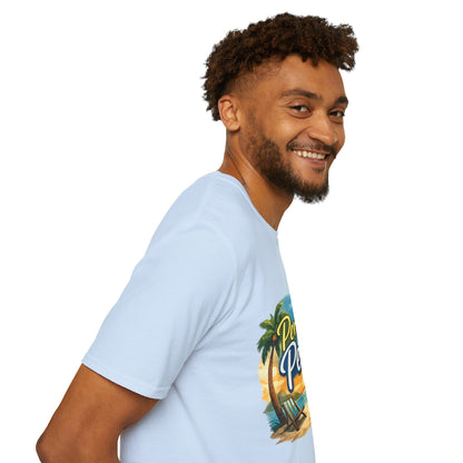 Perfect Peace Beach T-Shirt — Tropical Palm Sunset Graphic Tee