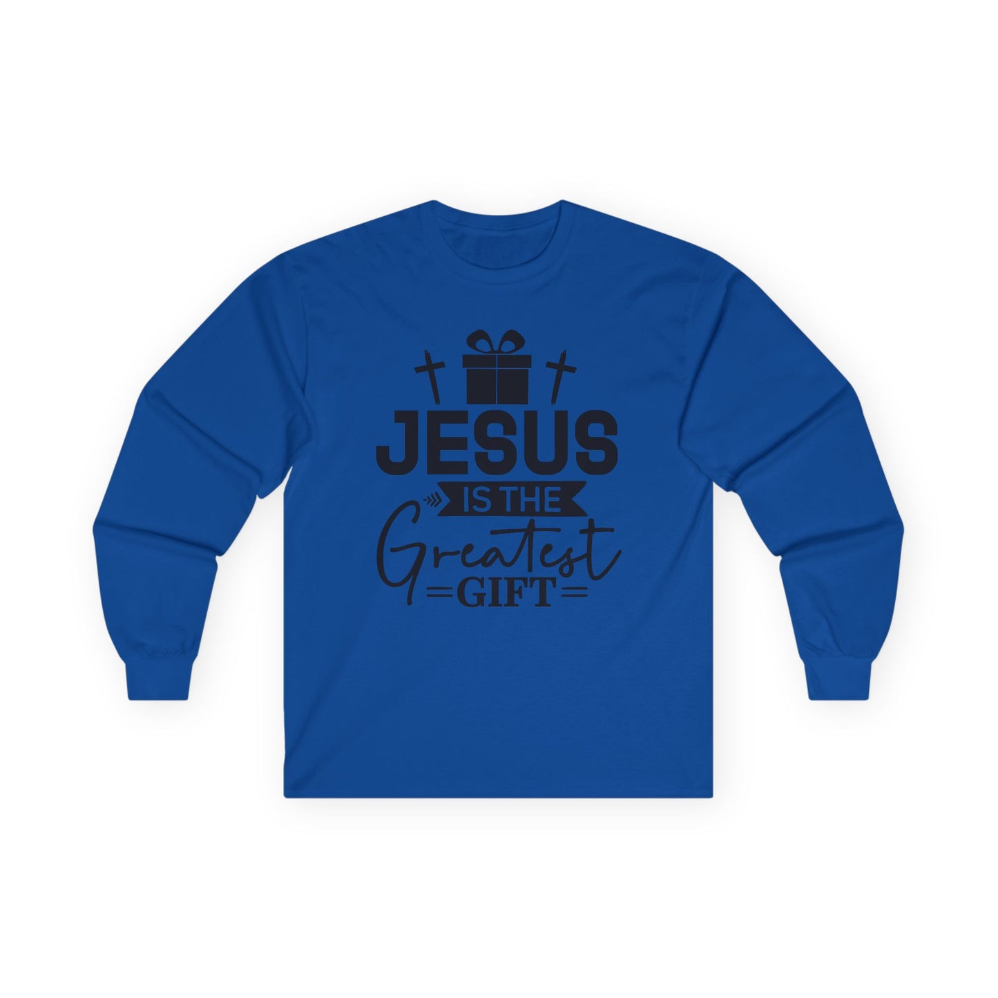 Jesus Is the Greatest Gift Long Sleeve Tee — Christian Christmas Shirt