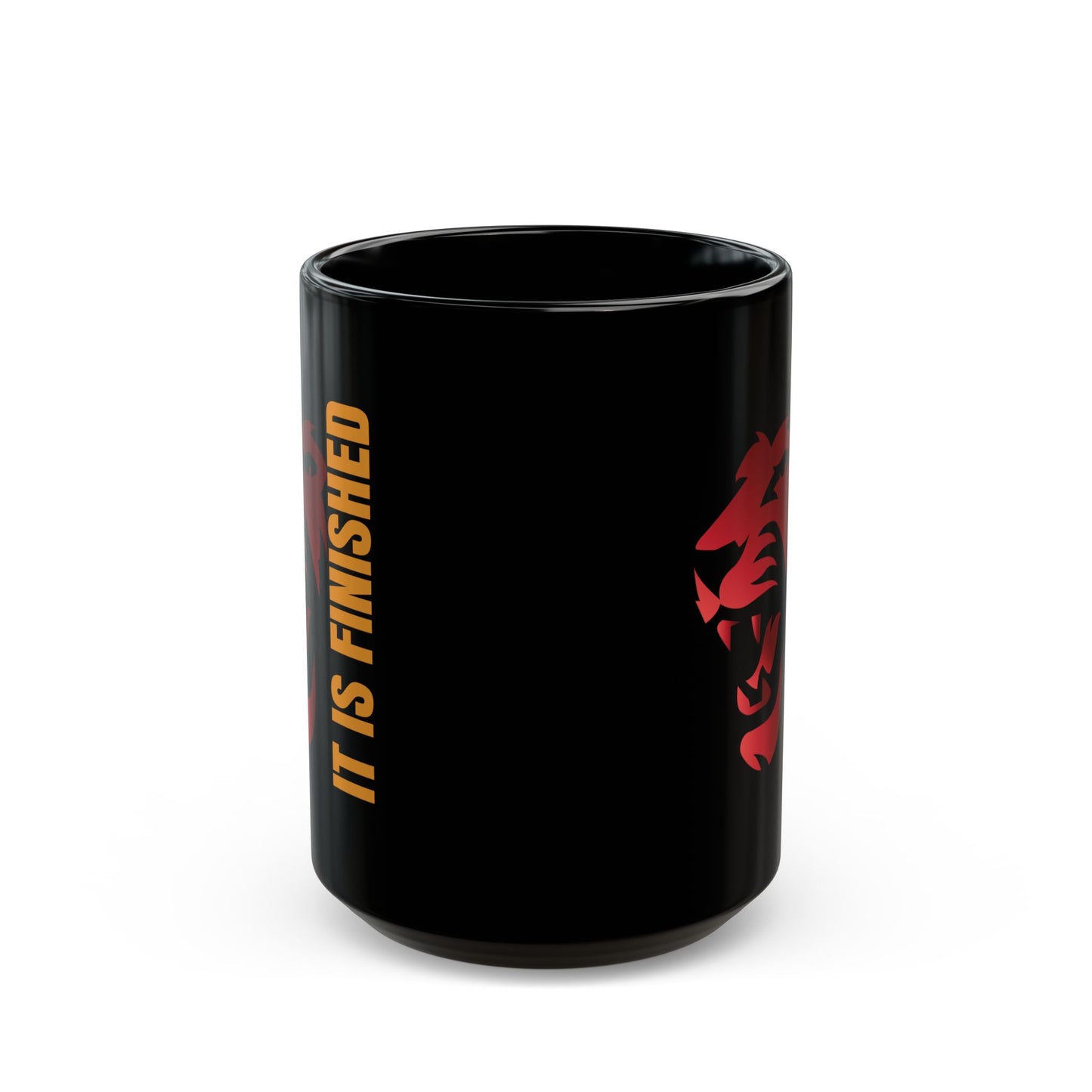 Motivational Black Mug - "IT IS FINISHED" - Perfect Gift for Inspiration