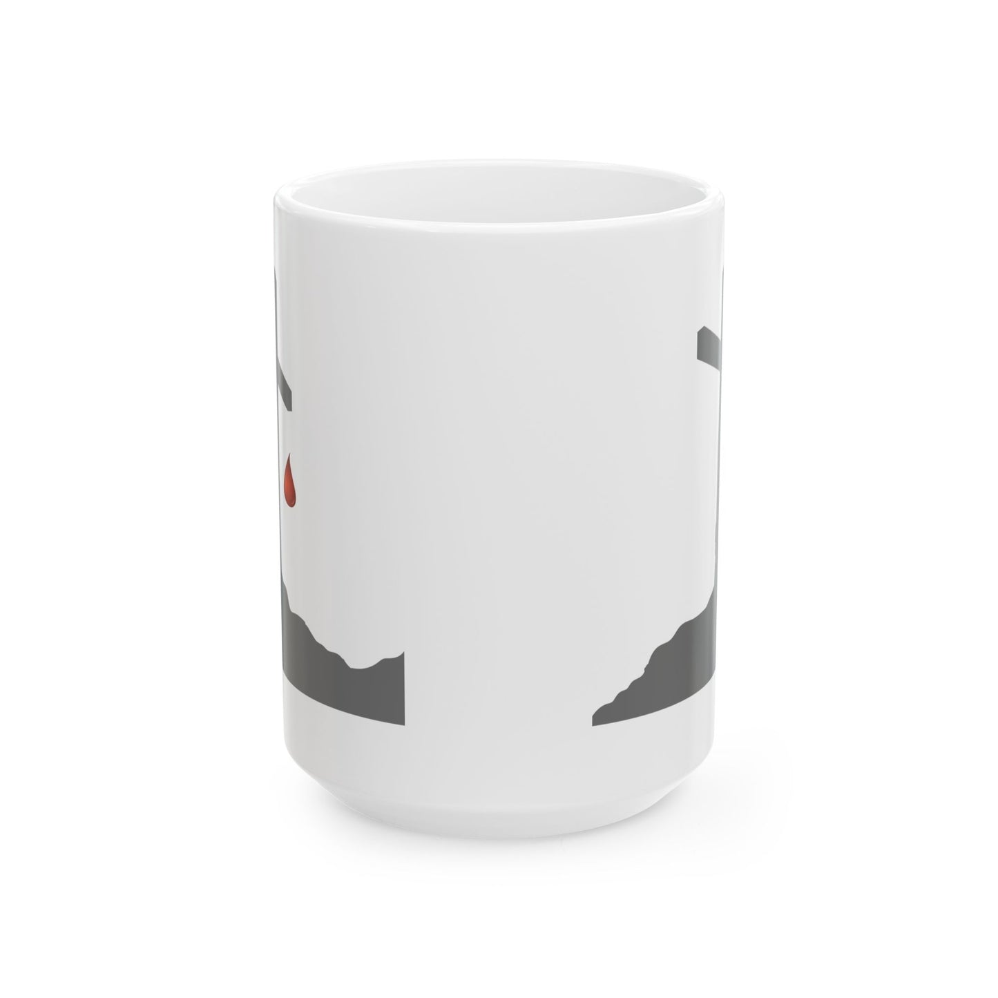 ' The Blood' Artistic Ceramic Mug - Unique Design for Coffee Lovers