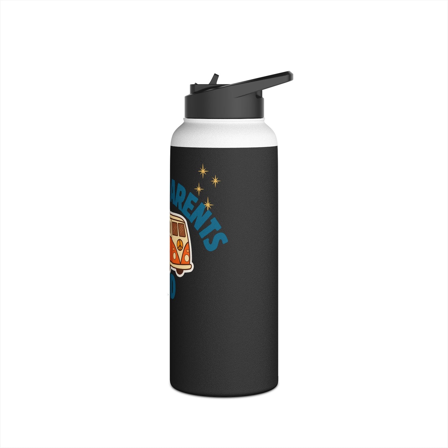 Grandparents God Water Bottle — Retro Camper Stainless Steel Bottle