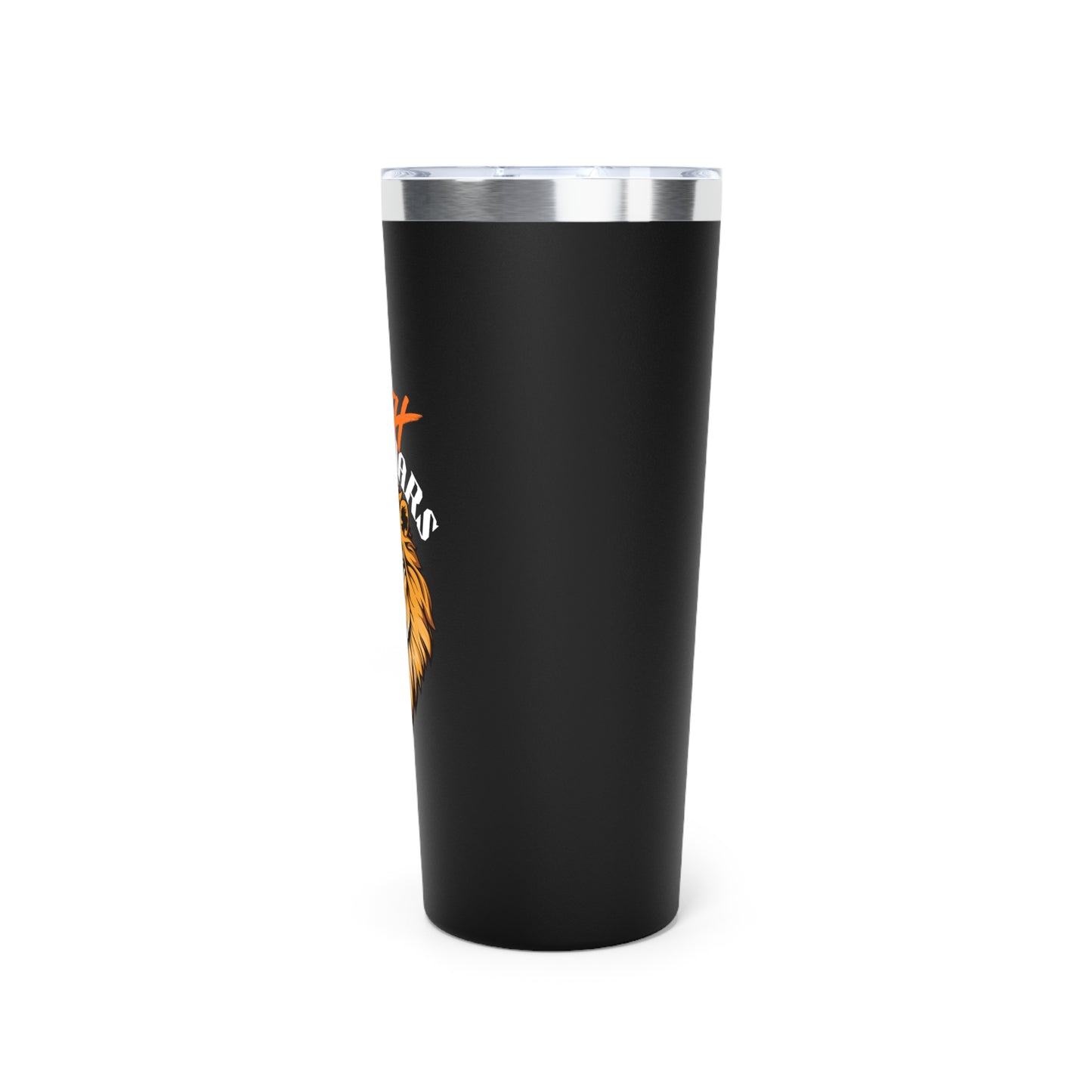 Faith That Roars (Lion) Design Copper Vacuum Insulated Tumbler, 22oz | Perfect for Outdoor Adventures, Coffee Lovers, Gifts, Gym, Travel