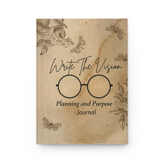 Write The Vision Hardcover Journal - Floral Design for Planning and Purpose