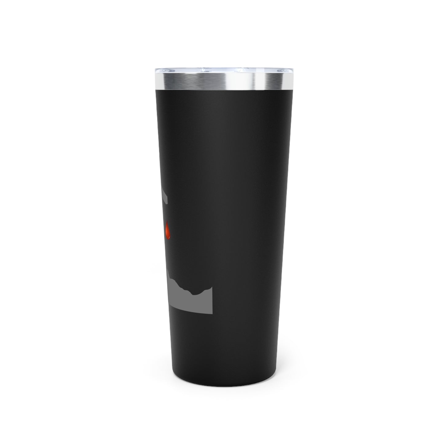 22oz Insulated Tumbler — Cross with Blood Drop Design