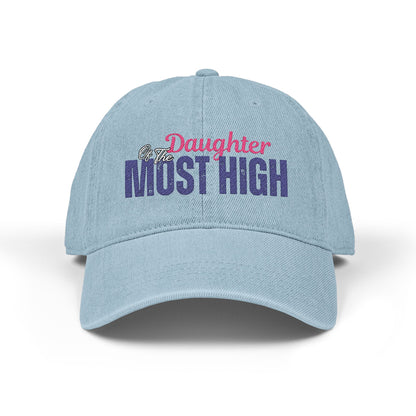 Embroidered Denim Hat - Daughter of the Most High