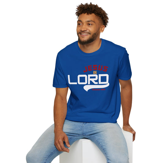 Inspirational Jesus is Lord T-Shirt | Unisex Softstyle Tee for Faith & Fellowship