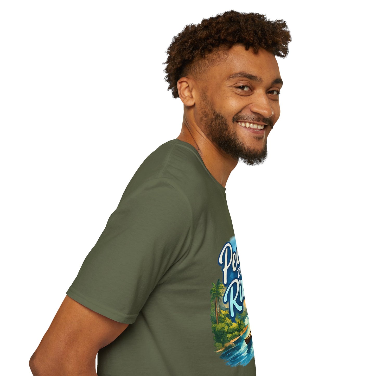 Peace Like a River T‑Shirt — Scenic River Prayer Tee
