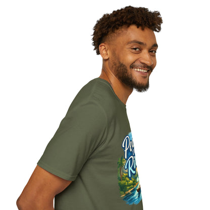 Peace Like a River T‑Shirt — Scenic River Prayer Tee
