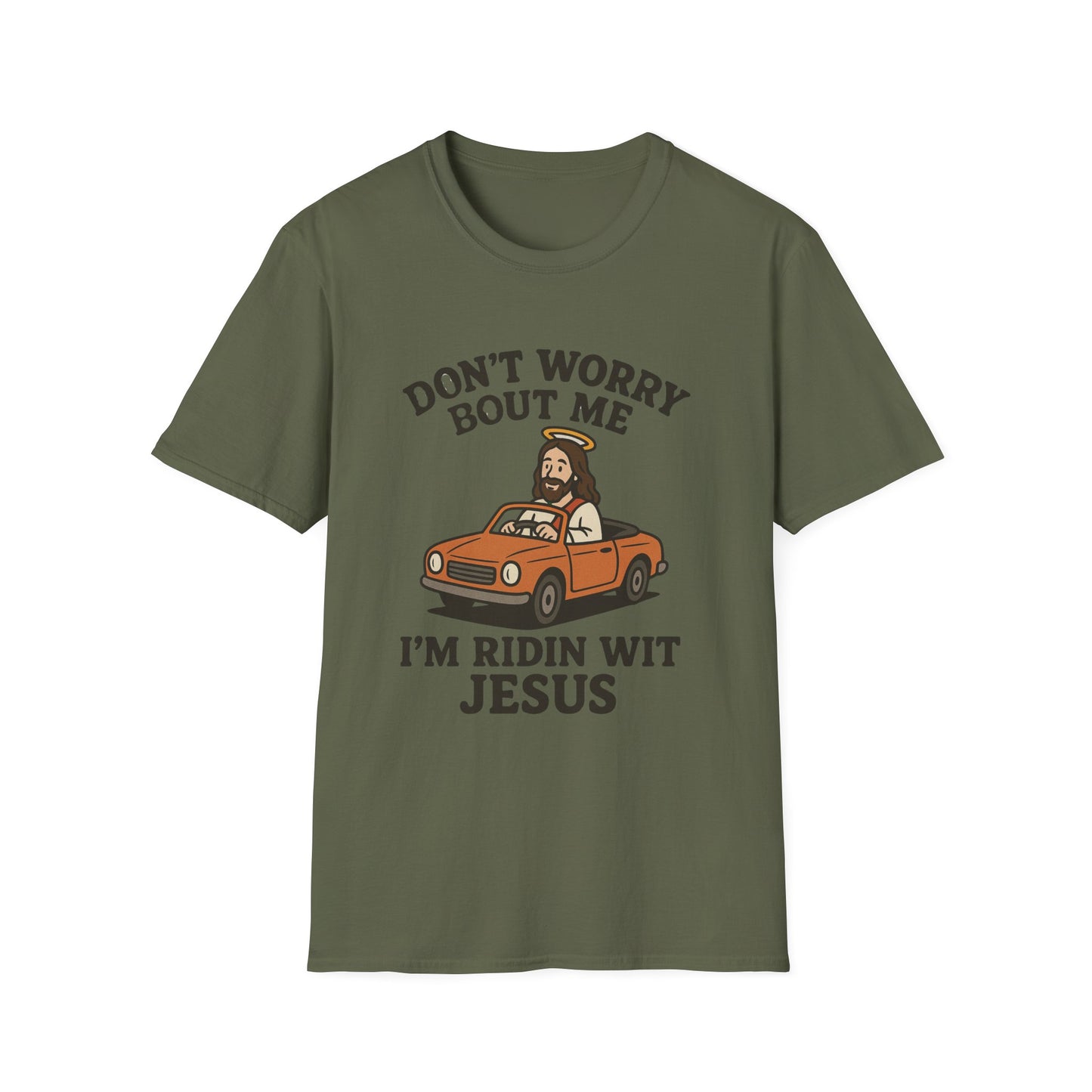 Ridin' Wit Jesus Unisex Softstyle T-Shirt