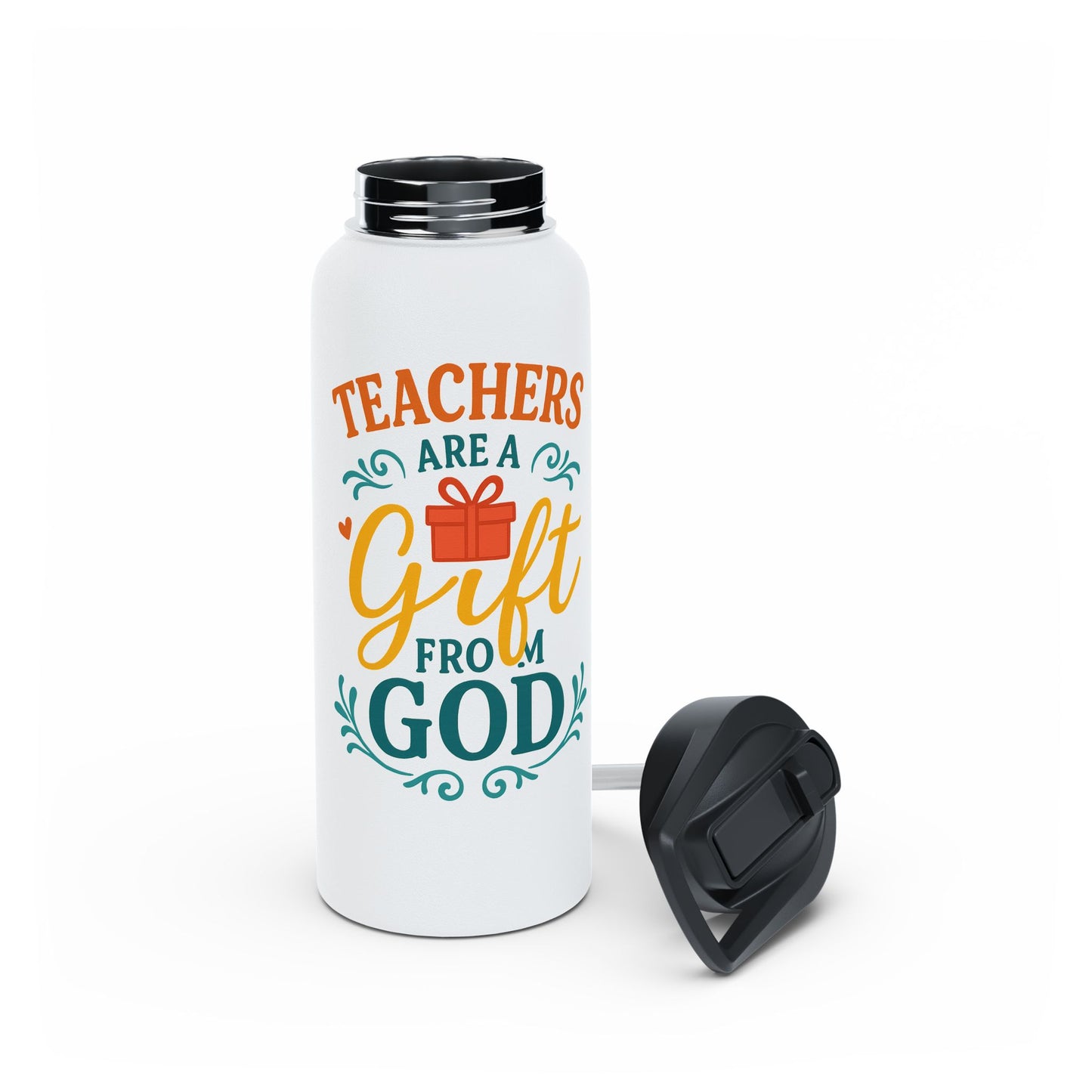 Teachers Are a Gift from God Stainless Steel Water Bottle