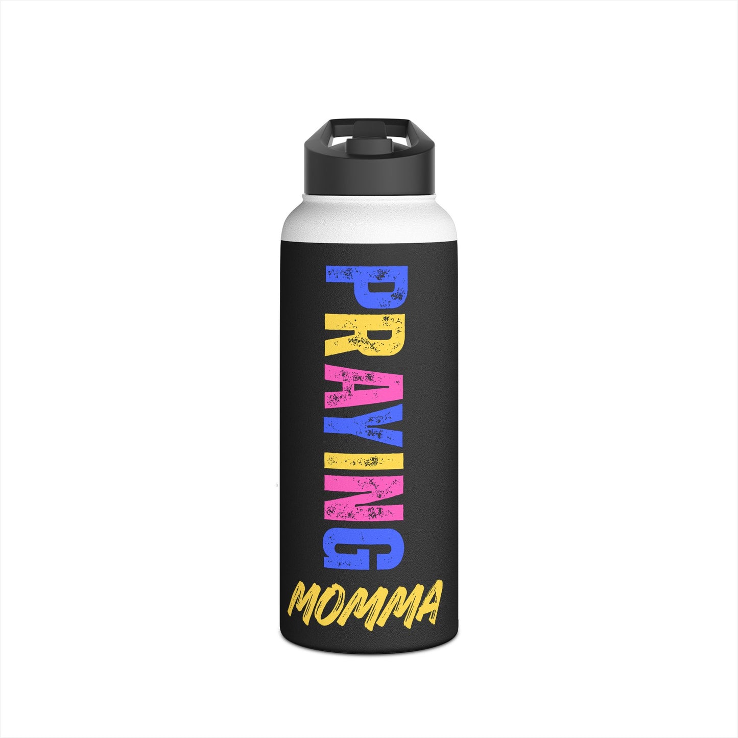 Raving Momma Stainless Steel Water Bottle - Neon Festival Pride Design