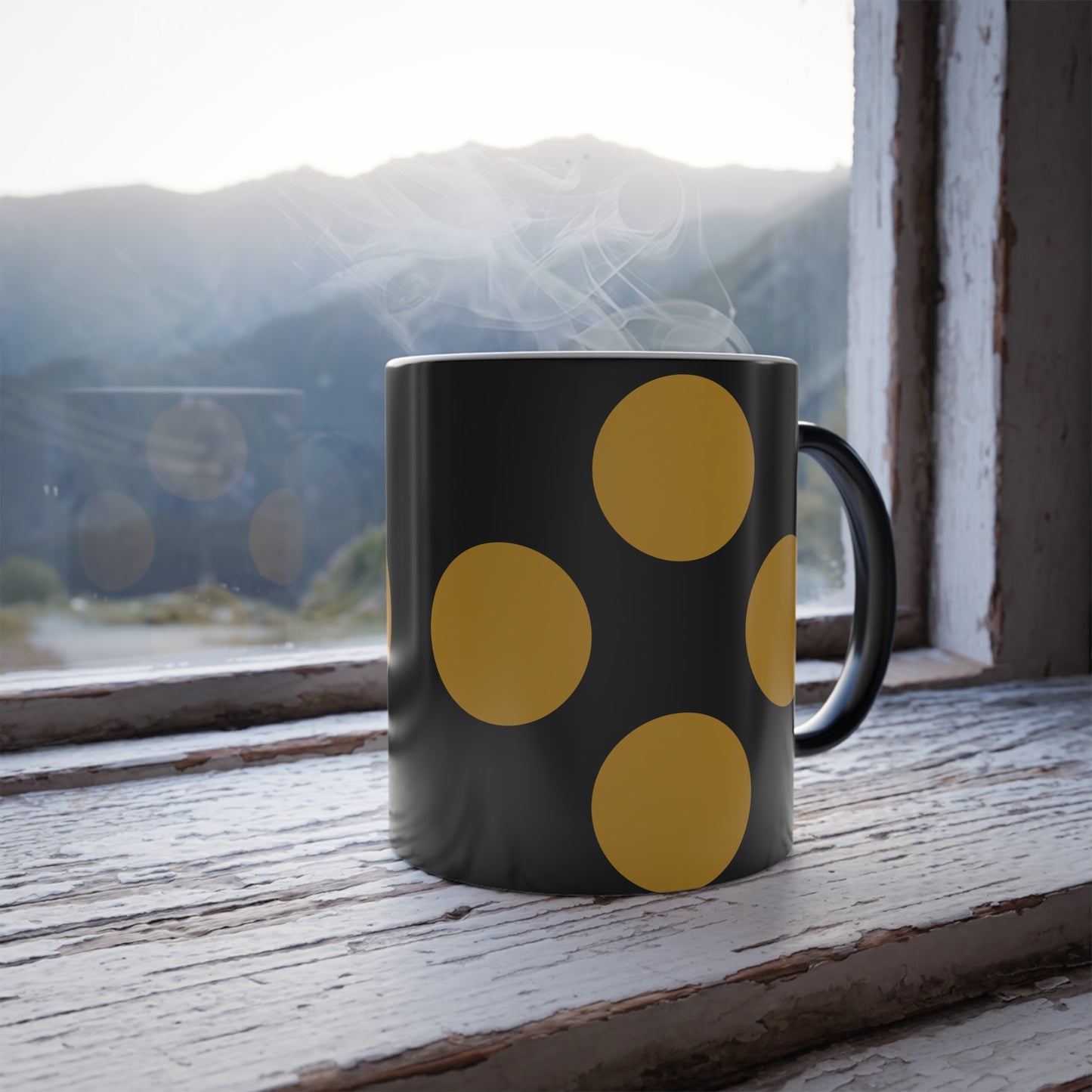 Color Morphing Mug - 11oz Polka Dot Design for Cozy Moments