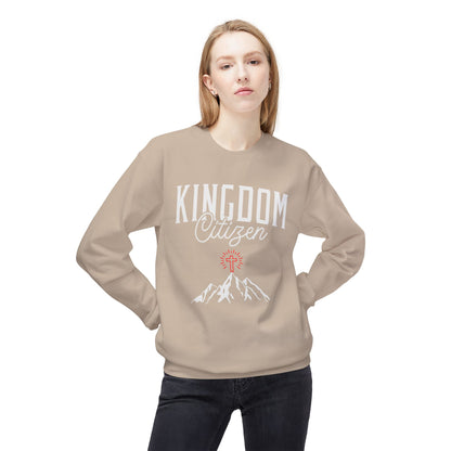 Kingdom Citizen Crewneck Sweatshirt — Faith Mountain Graphic