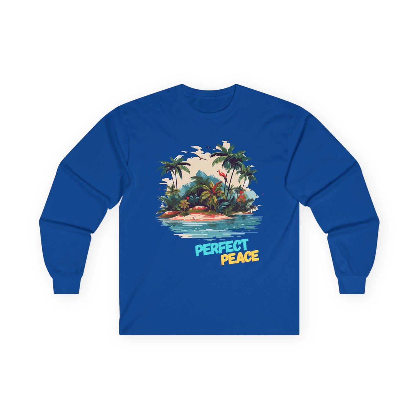 Perfect Peace Long Sleeve Tee for Relaxation Lovers