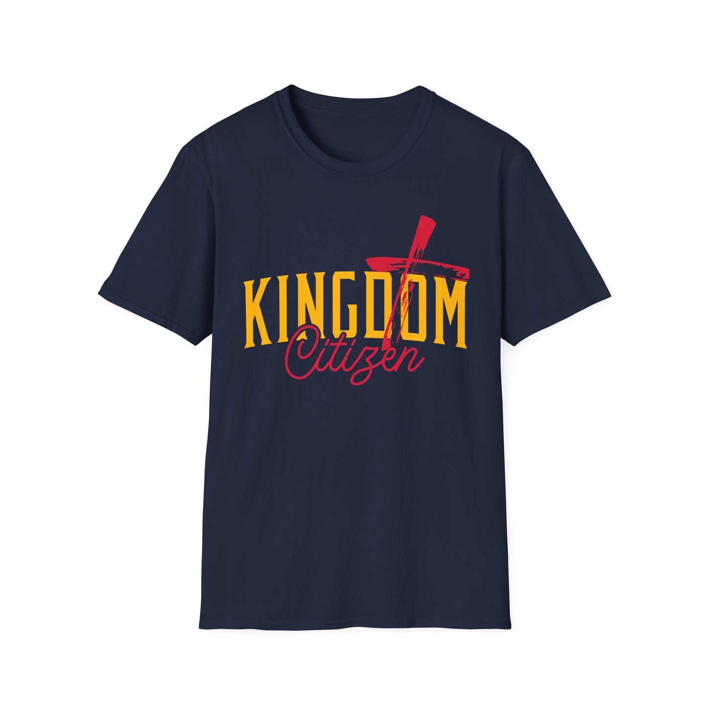 Kingdom Citizen Unisex Softstyle T-Shirt - Faith-Inspired Graphic Tee
