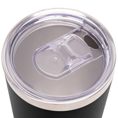 "He will Baptize you" Copper Insulated Tumbler with Fiery Design - 22oz Travel Cup