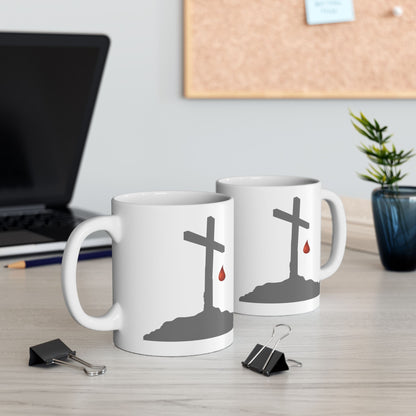 ' The Blood' Artistic Ceramic Mug - Unique Design for Coffee Lovers