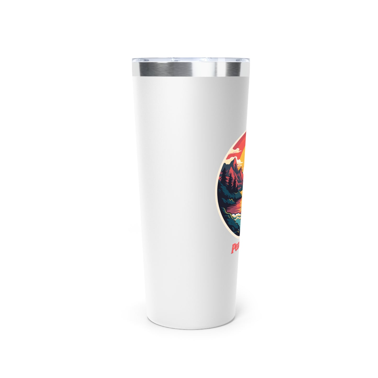 Peace Life A River Tumbler | 22oz Copper Vacuum Insulated Cup, Travel Mug, Outdoor Beverage Container, Gift for Nature Lovers, Camping [...]