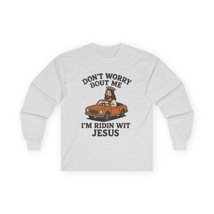 Ridin' Wit Jesus Long Sleeve Tee