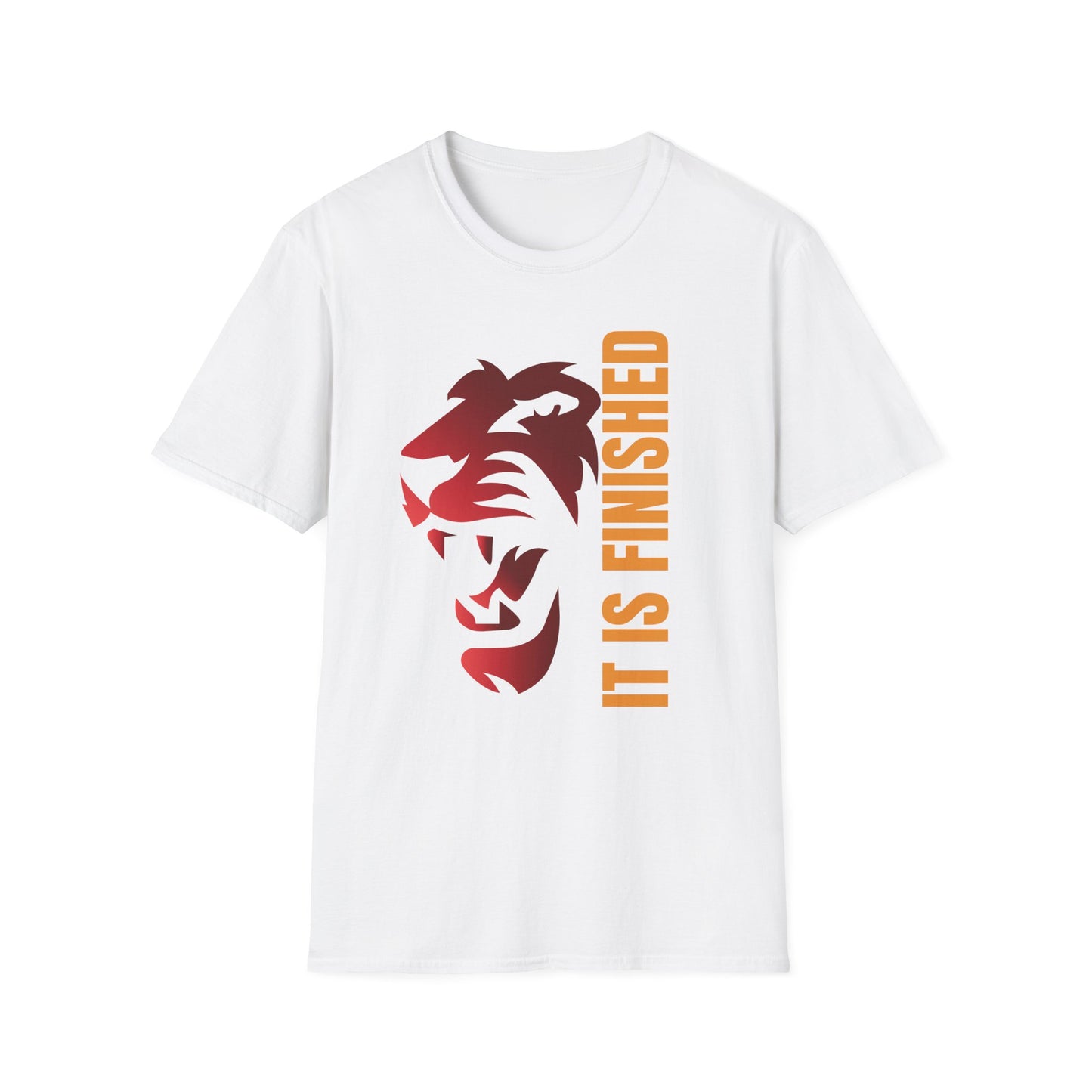 Unisex Softstyle T-Shirt - 'It Is Finished' Motivational Tee for Inspiration and Faith