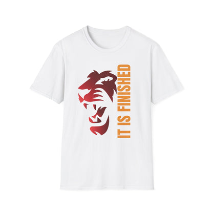 Unisex Softstyle T-Shirt - 'It Is Finished' Motivational Tee for Inspiration and Faith
