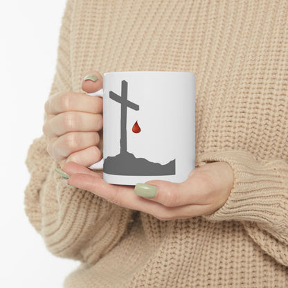 ' The Blood' Artistic Ceramic Mug - Unique Design for Coffee Lovers
