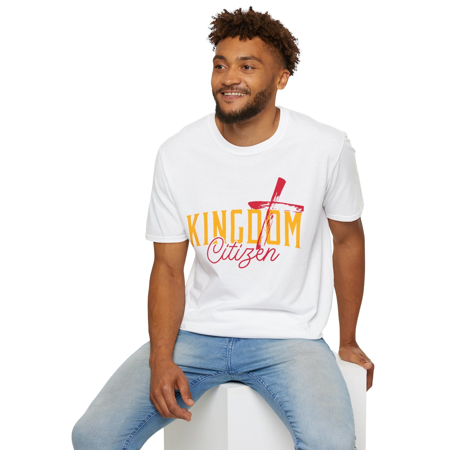 Kingdom Citizen Unisex Softstyle T-Shirt - Faith-Inspired Graphic Tee