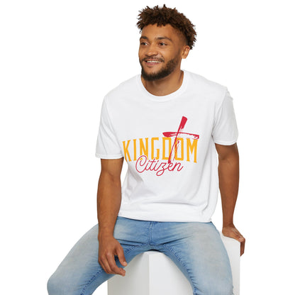 Kingdom Citizen Unisex Softstyle T-Shirt - Faith-Inspired Graphic Tee