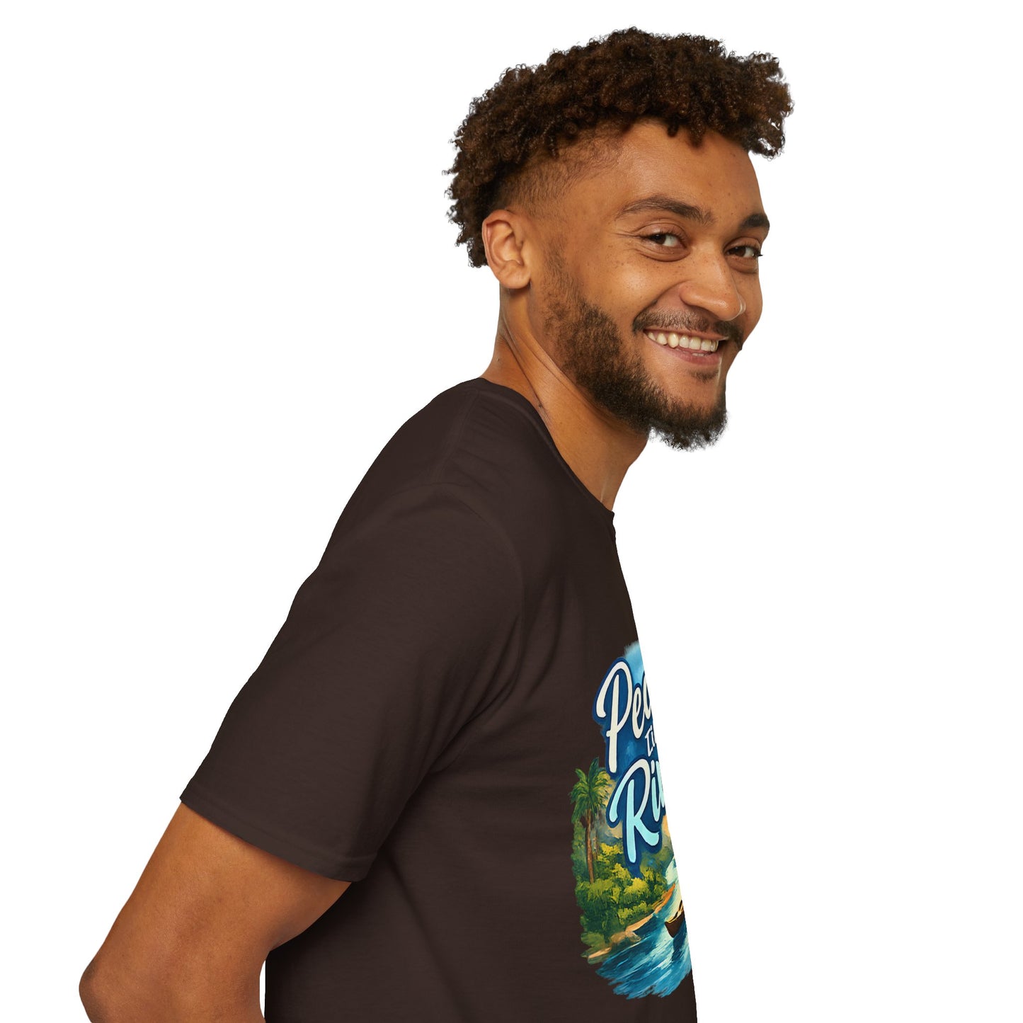 Peace Like a River T‑Shirt — Scenic River Prayer Tee