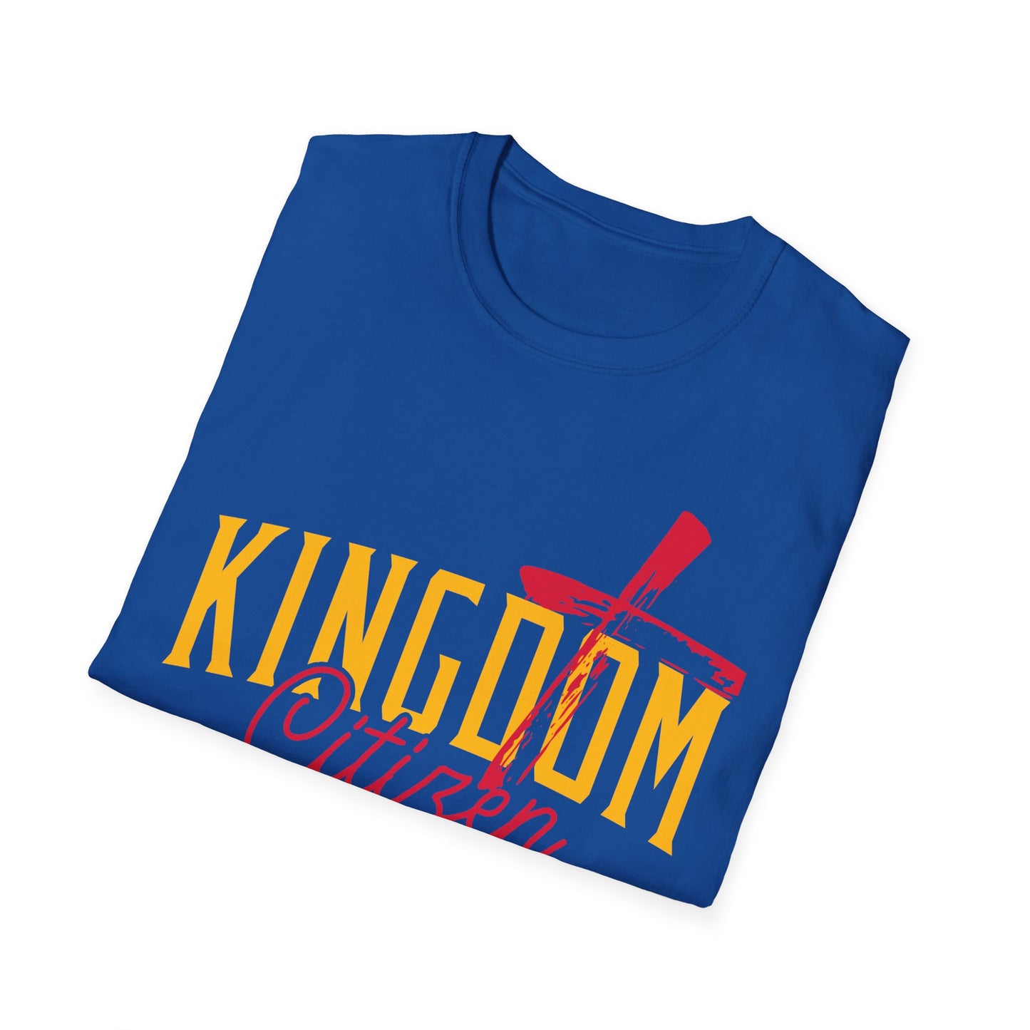 Kingdom Citizen Unisex Softstyle T-Shirt - Faith-Inspired Graphic Tee