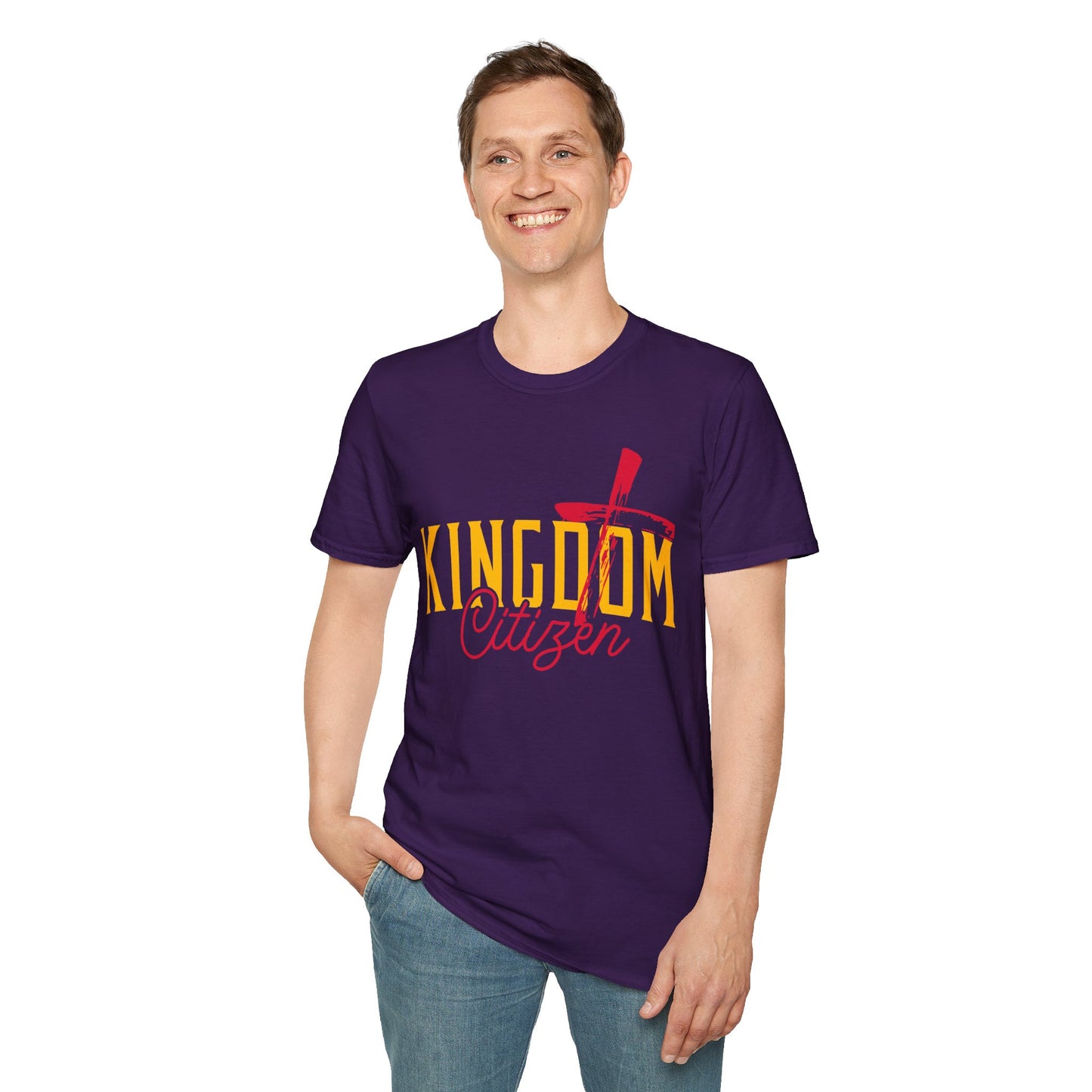 Kingdom Citizen Unisex Softstyle T-Shirt - Faith-Inspired Graphic Tee