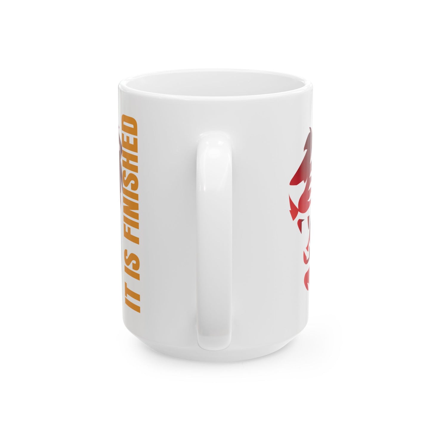 Inspirational Ceramic Mug - "It's Finished" - Perfect Gift for Coffee Lovers and Motivational Moments