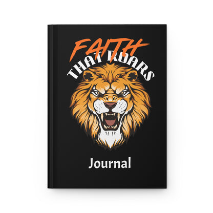 Bold Lion Faith Journal - Hardcover Matte Office Notebook