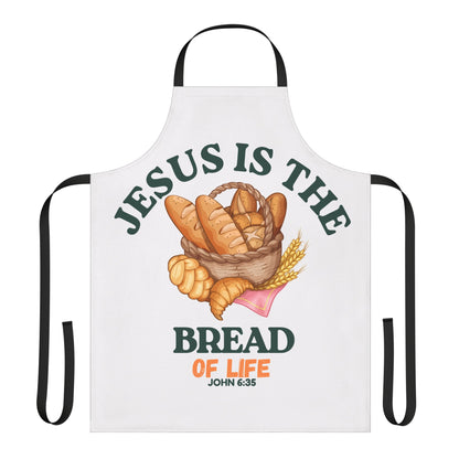 Inspirational Jesus Is the Bread of Life Apron with 5-Color Straps