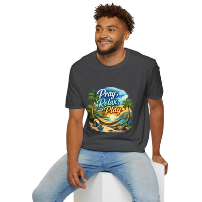 Pray, Relax & Play Beach T-Shirt